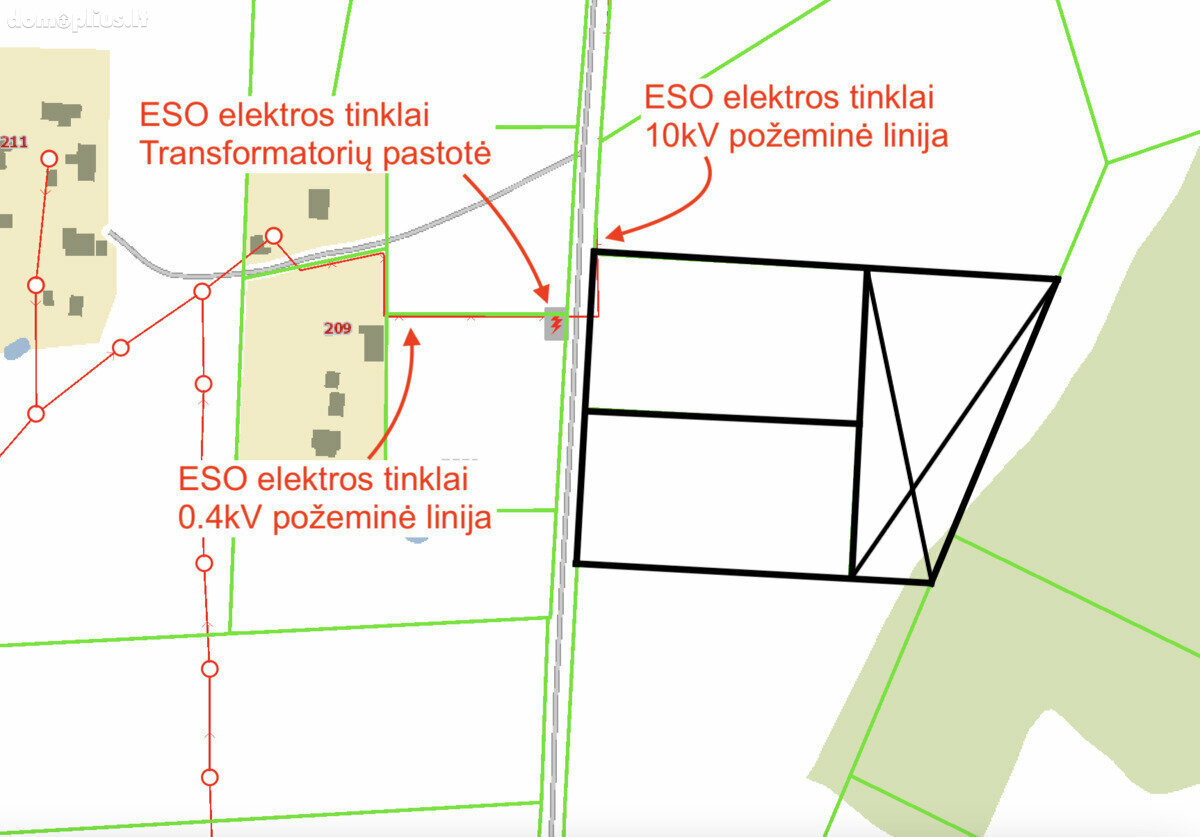 Land for sale Vilniaus rajono sav., Verbuškėse