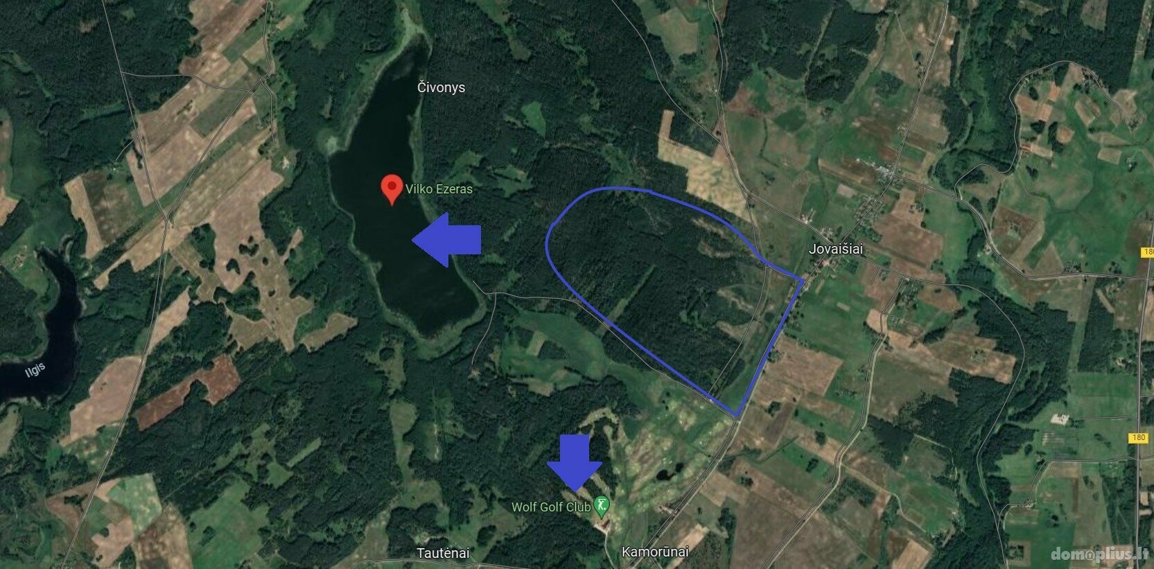 Участок Druskininkų sav., Jovaišiuose, Seiros g.
