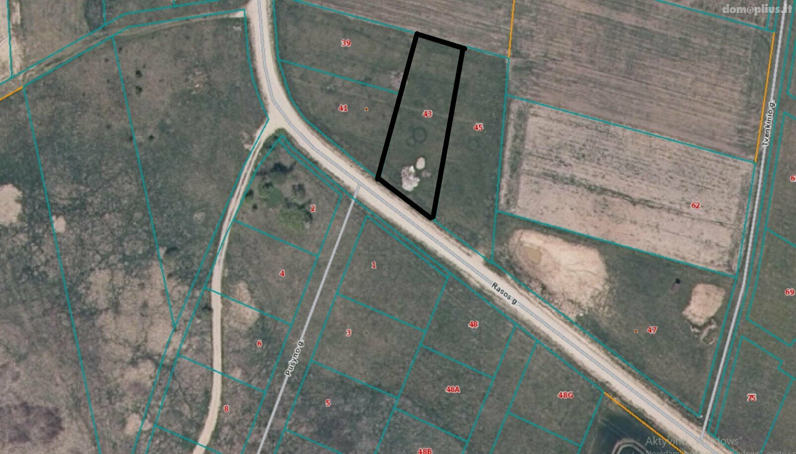 Land for sale Šiaulių rajono sav., Žuvininkuose, Rasos g.