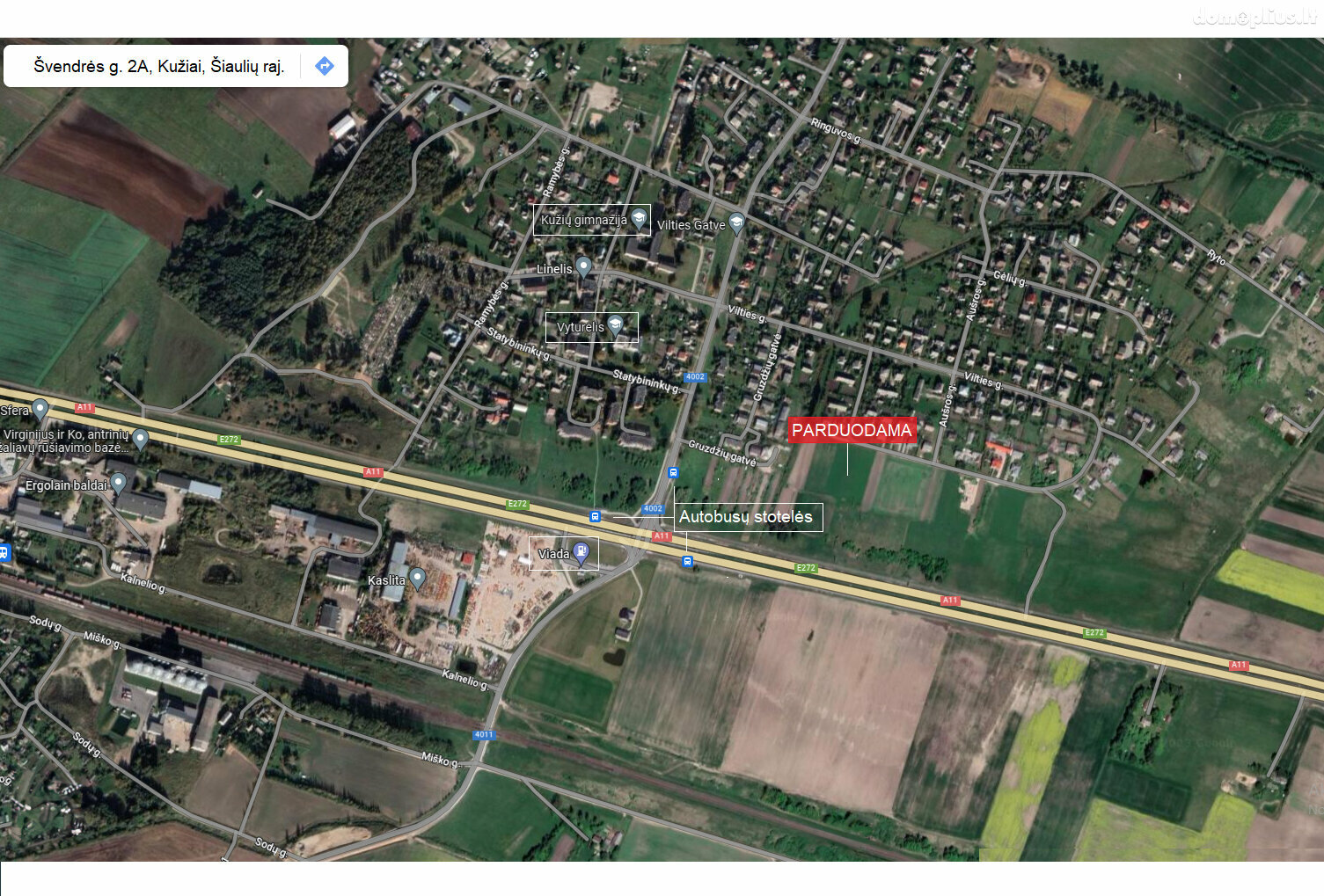 Parduodamas sklypas Šiaulių rajono sav., Kužiuose, Švendrės g.