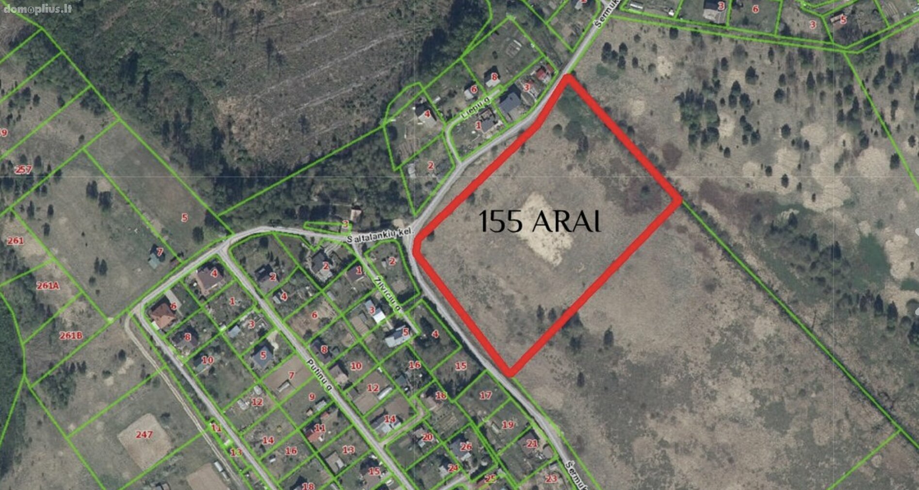 Land for sale Vilniaus rajono sav., Skauduliškėse, Šermukšnių kel.