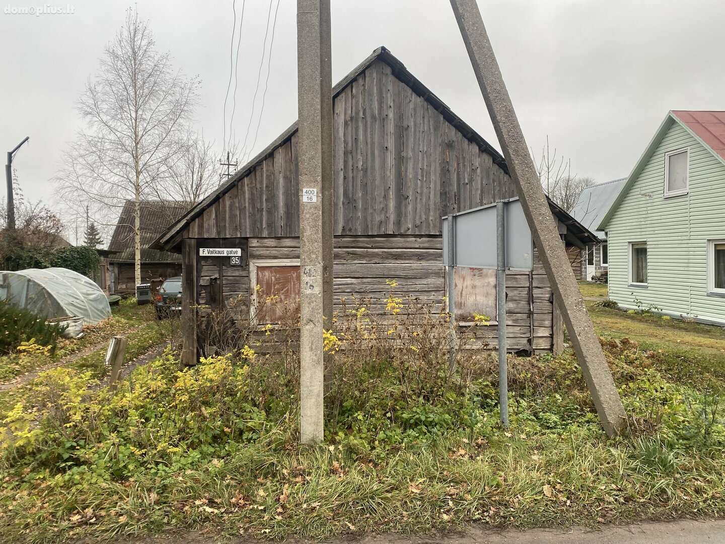 Участок Šiaulių rajono sav., Gruzdžiuose, F. Vaitkaus g.
