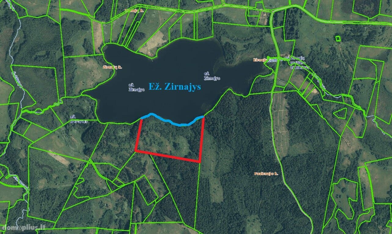 Land for sale Zarasų rajono sav., Saliniuose