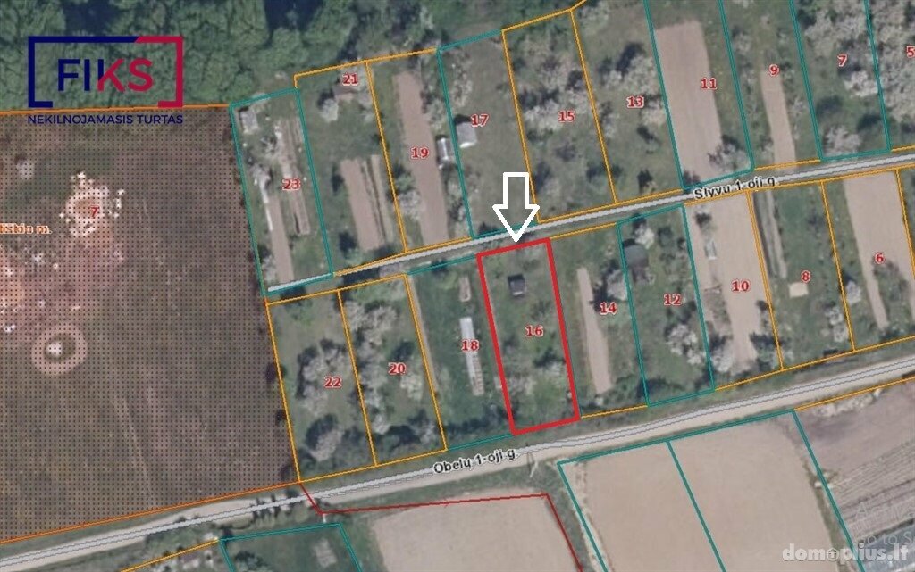 Land for sale Šakių rajono sav., Gelgaudiškyje, Slyvų 1-oji g.