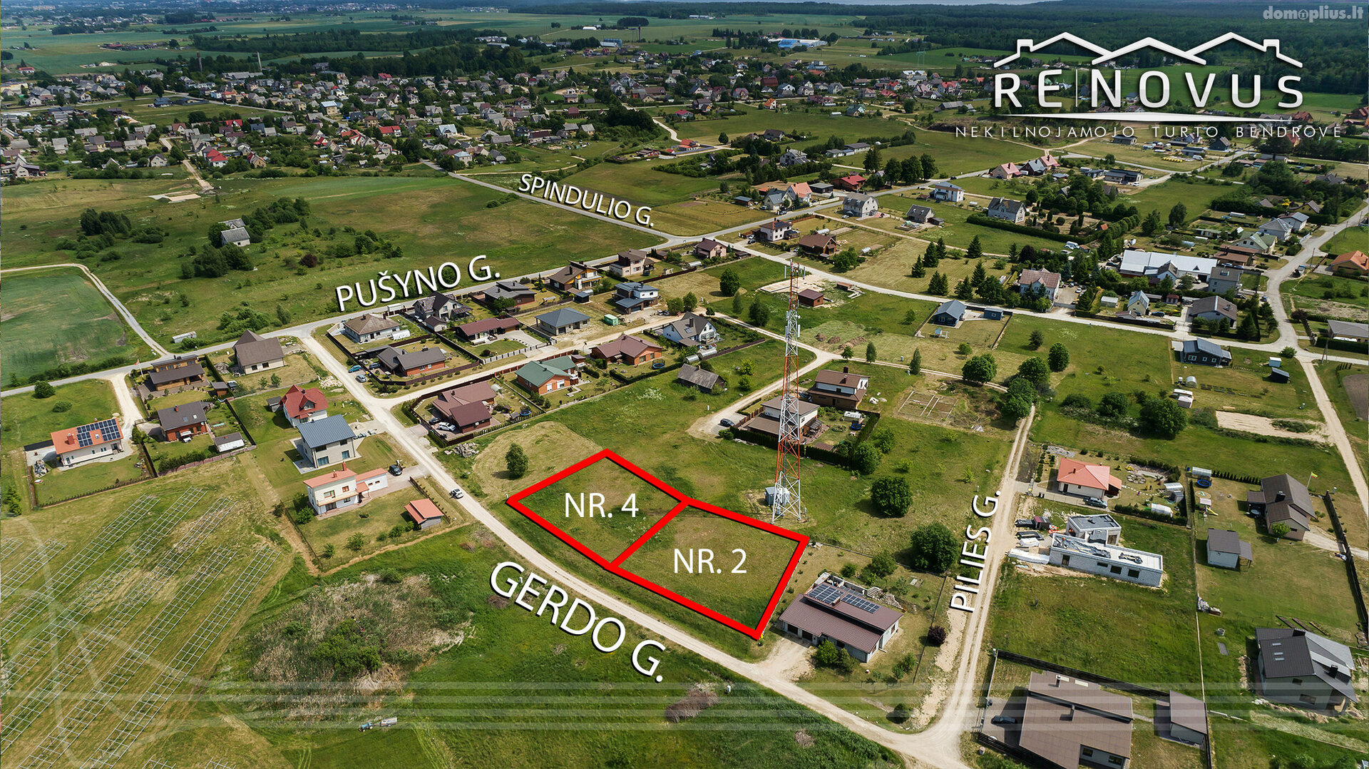 Land for sale Šiaulių rajono sav., Aukštelkėje, Gerdo g.