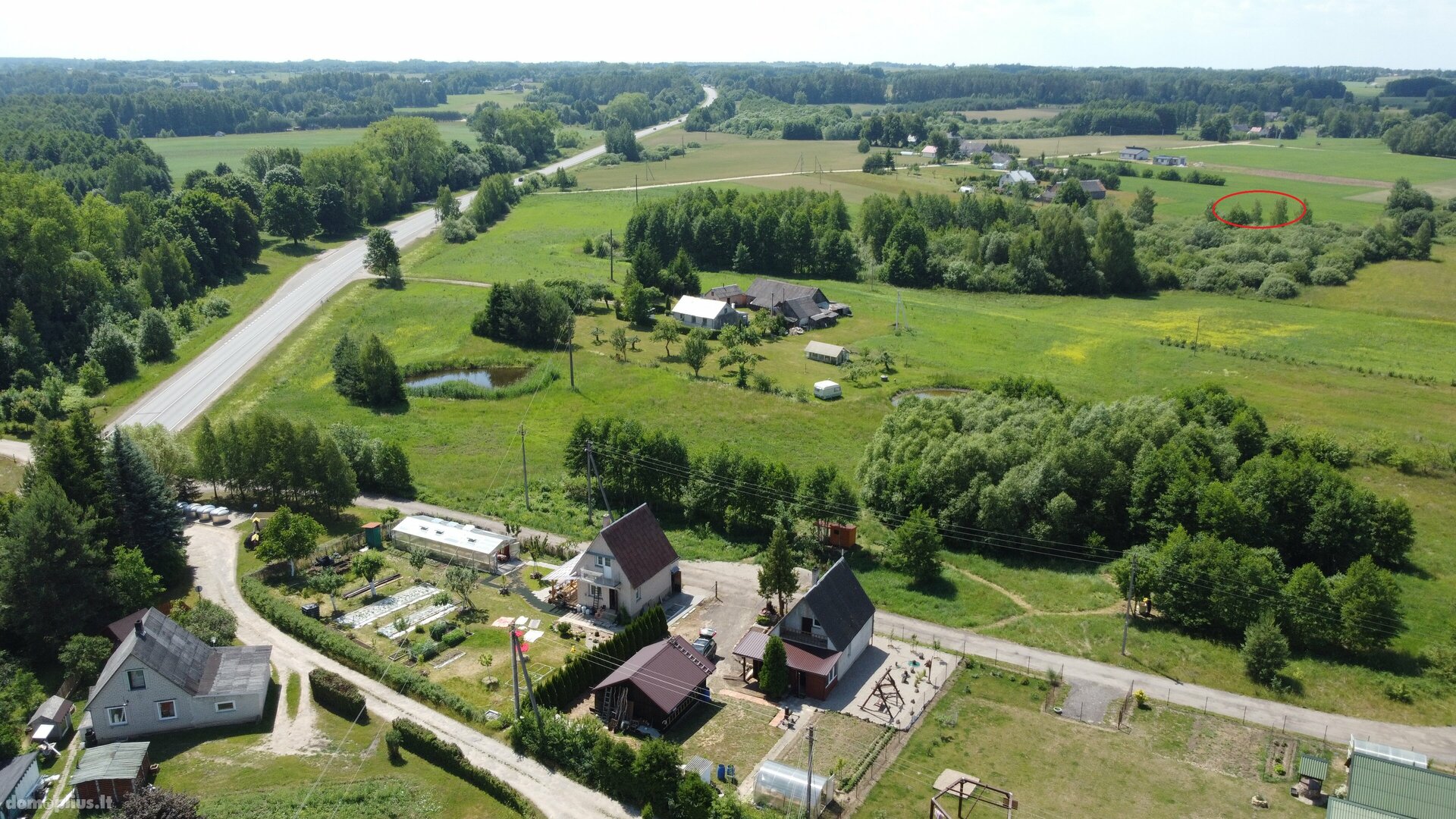 Участок Alytaus rajono sav., Maslaučiškėse, Beržų g.