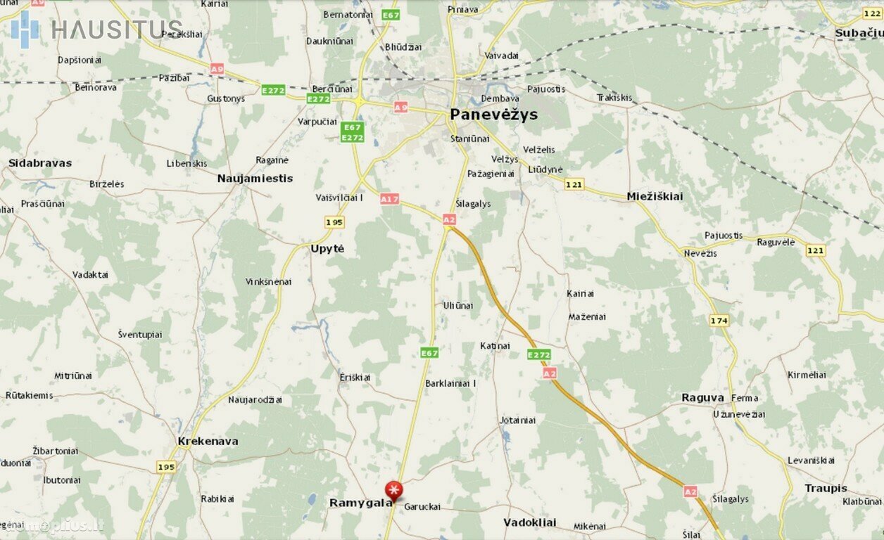 Land for sale Panevėžio rajono sav., Ramygaloje, Vienkiemio g.
