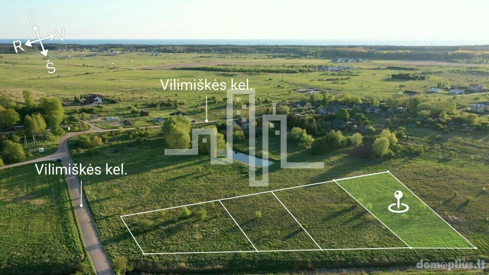 Land for sale Palangoje, Vilimiškės kel.