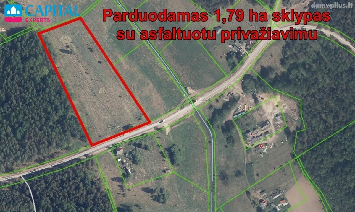 Land for sale Trakų rajono sav., Bajoriškėse