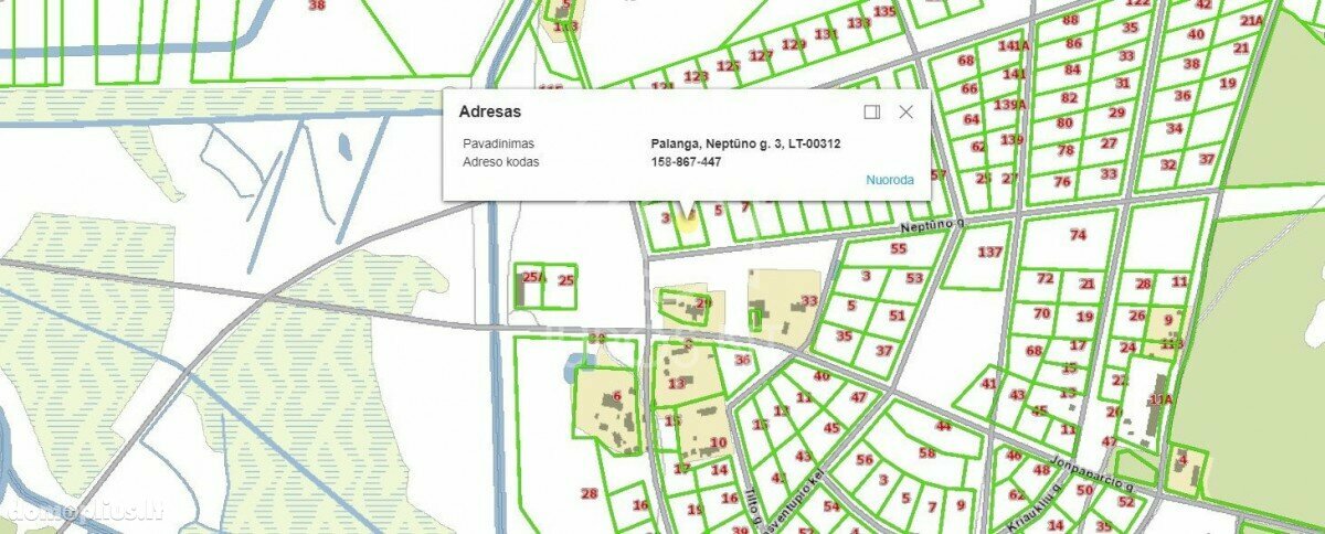 Land for sale Šventojoje, Neptūno g.