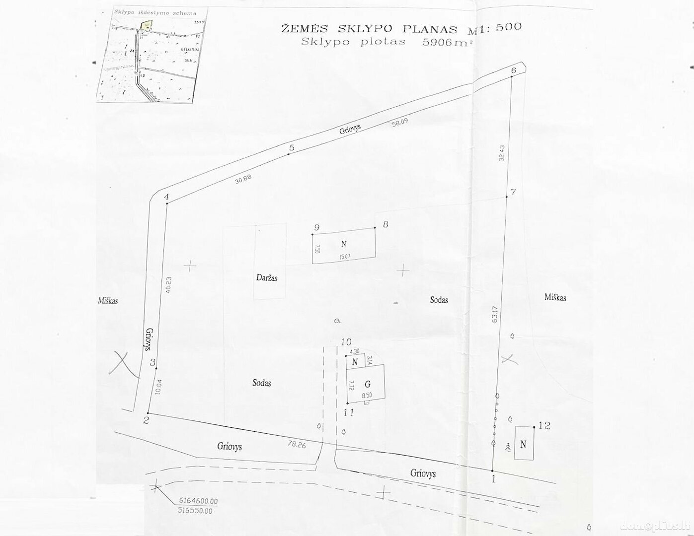 Land for sale Panevėžio rajono sav., Gėlainiuose