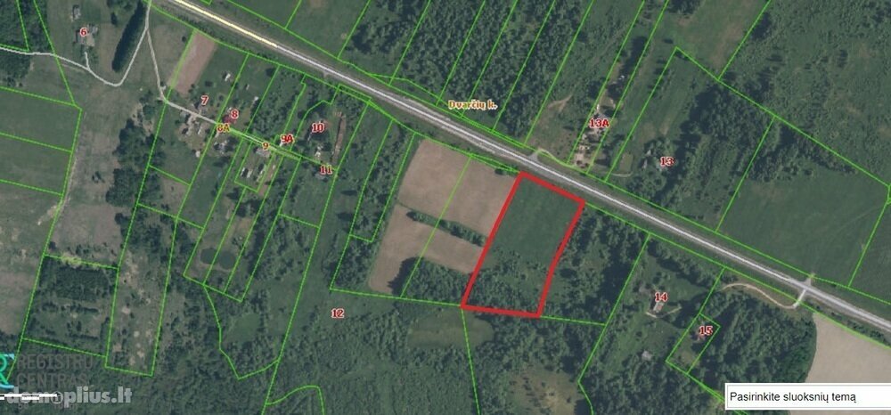 Parduodamas sklypas Vilniaus rajono sav., Dvarčiuose