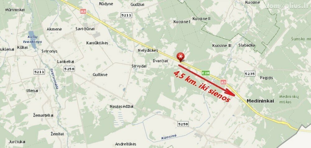 Parduodamas sklypas Vilniaus rajono sav., Dvarčiuose