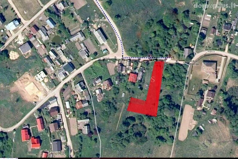 Parduodamas sklypas Vilniuje, Antakalnyje, Pupų g.