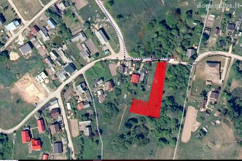 Land for sale Vilnius, Didieji Pupojai