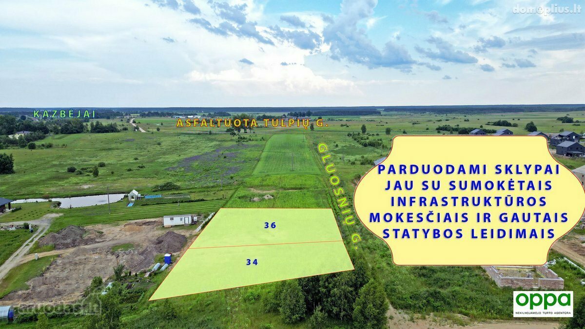 Land for sale Vilniaus rajono sav., Užubrastyje, Gluosnių g.