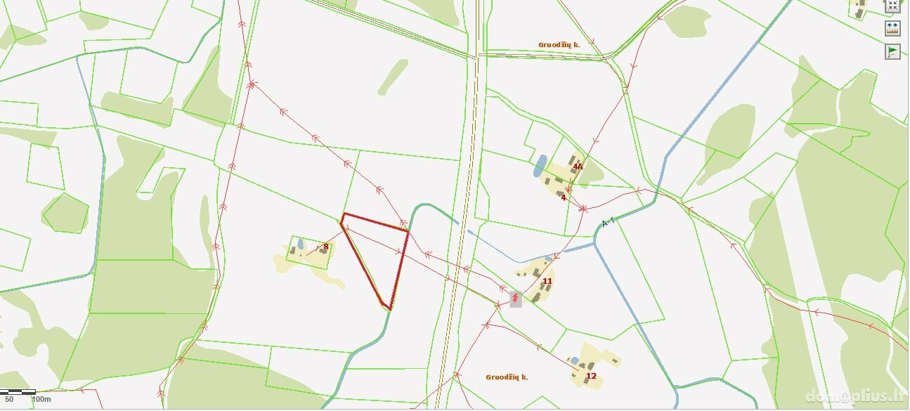 Land for sale Molėtų rajono sav., Gruodžiuose