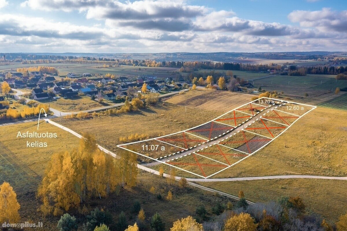Parduodamas sklypas Vilniaus rajono sav., Savičiūnuose, F. Boguševičiaus g.