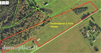 Land for sale Utenos rajono sav.