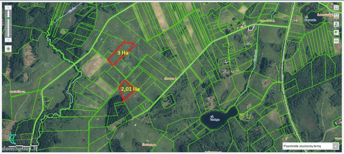 Land for sale Utenos rajono sav., Kimėnuose