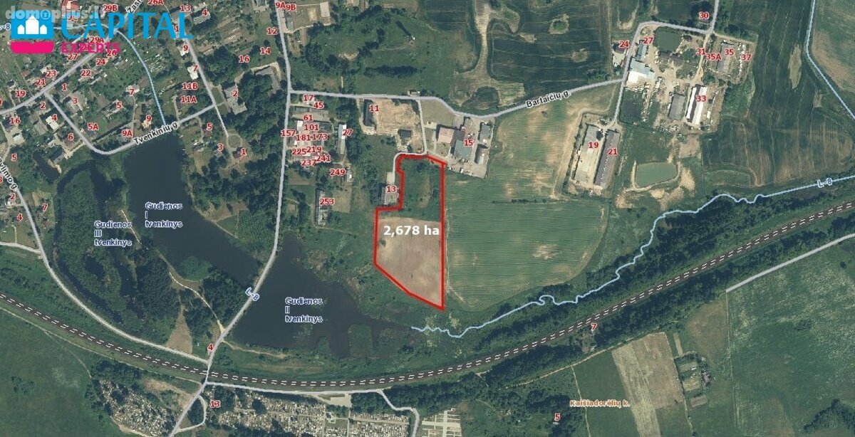 Land for sale Kaišiadorių rajono sav., Gudienoje