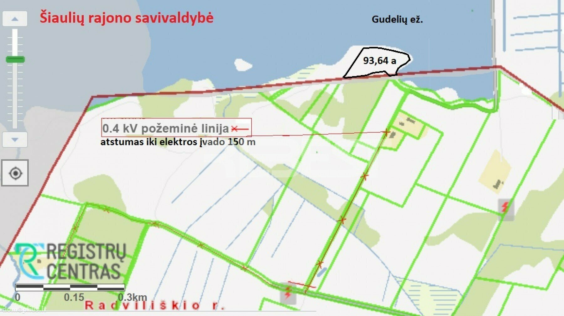 Land for sale Šiaulių rajono sav., Gudeliuose