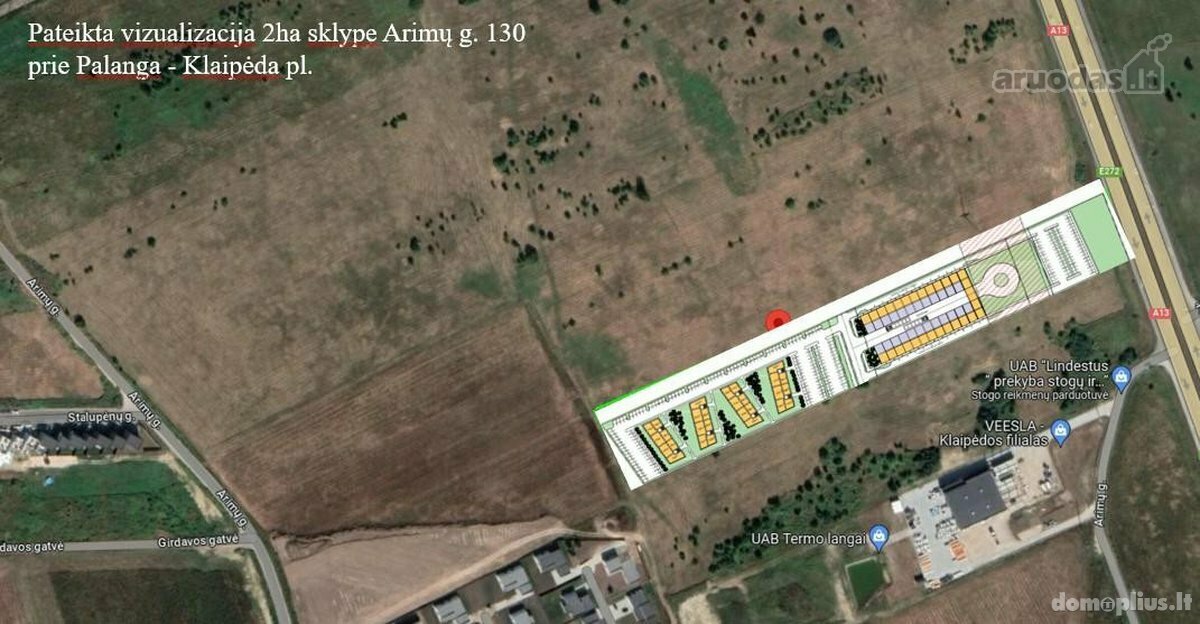 Parduodamas sklypas Klaipėdoje, Tauralaukyje, Arimų g.