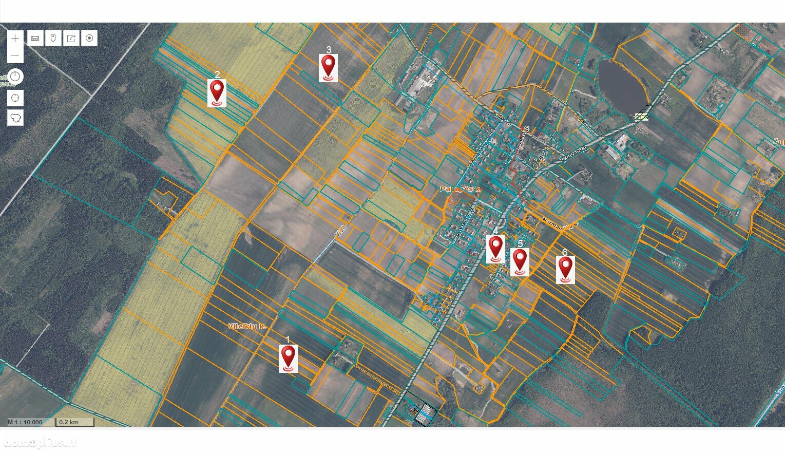Land for sale Šiaulių rajono sav., Pakapėje, Žaros g.