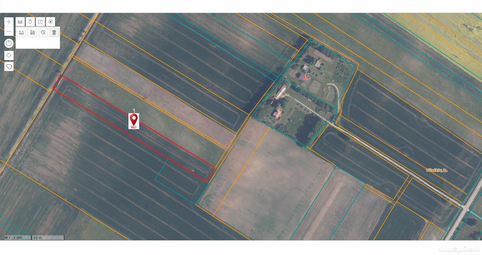 Land for sale Šiaulių rajono sav., Pakapėje, Žaros g.