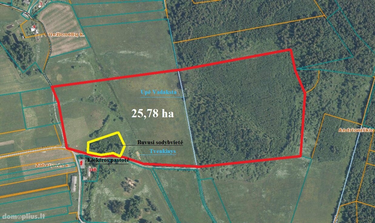 Land for sale Anykščių rajono sav., Griežionėlėse