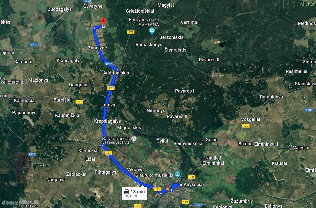 Участок Anykščių rajono sav., Griežionėlėse