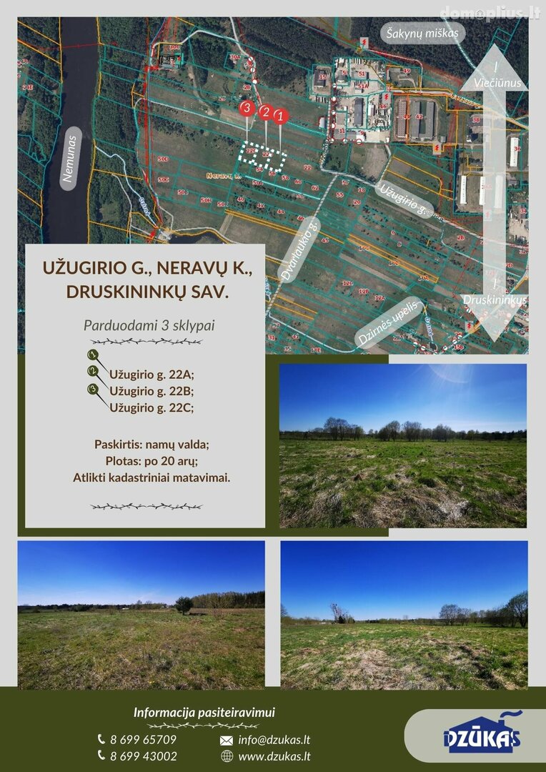 Land for sale Druskininkų sav., Neravuose, Užugirio g.