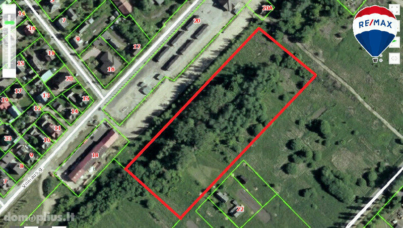 Land for sale Pakruojo rajono sav., Pakruojyje, Vilniaus g.