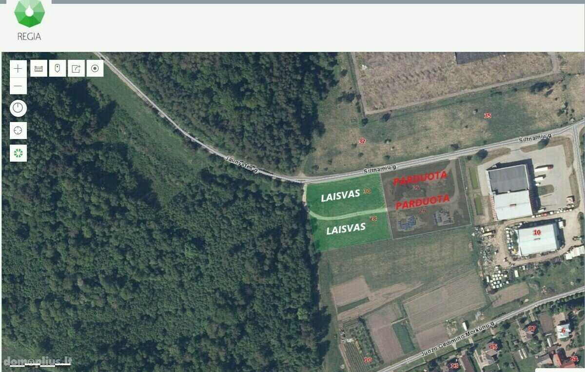 Land for sale Vilniuje, Pagiriuose, Šiltnamių g.