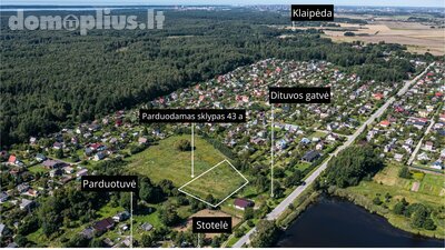 Land for sale Klaipėdos rajono sav., Dercekliuose, Dituvos g.