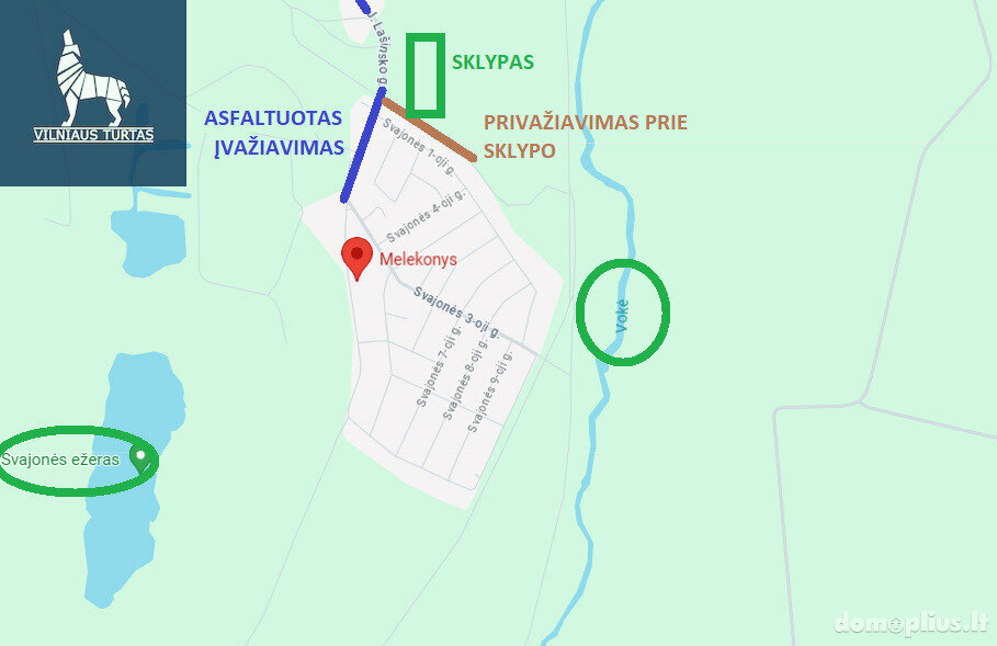 Участок Vilniaus rajono sav., Melekonyse