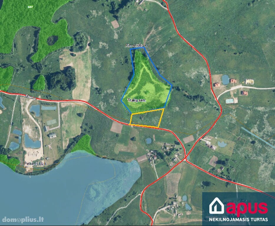 Land for sale Trakų rajono sav., Petkėniškėse, Ežero g.