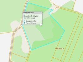 Land for sale Vilniaus rajono sav., Skirlėnuose