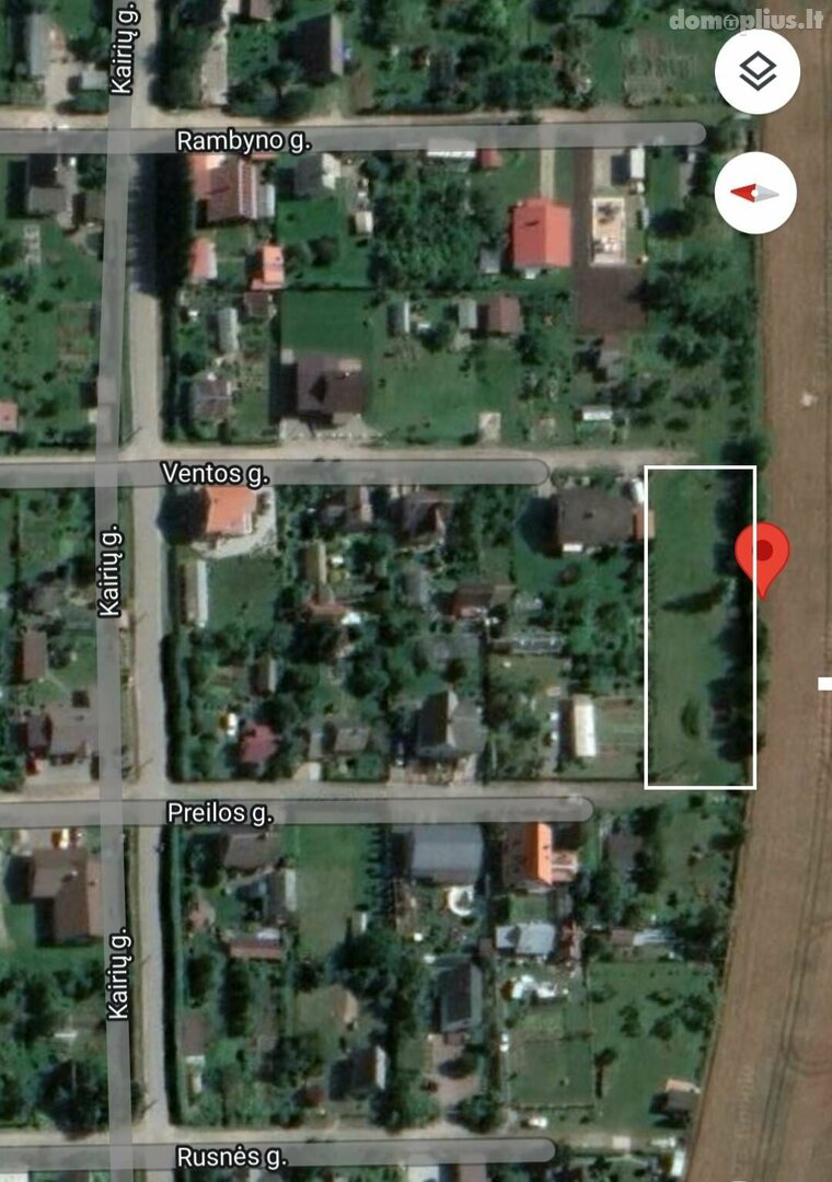 Land for sale Klaipėdos rajono sav., Kaspariškiuose, Ventos g.