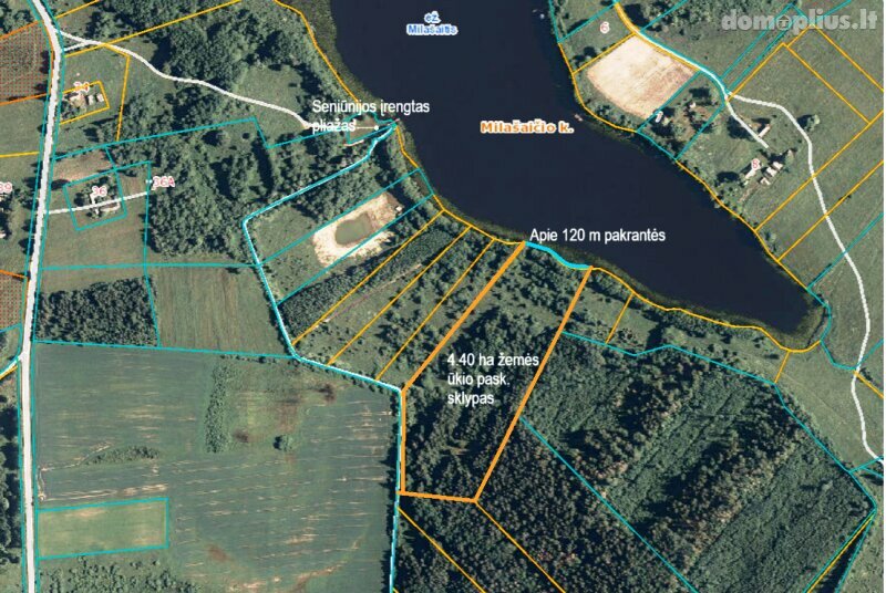 Land for sale Ignalinos rajono sav., Milašaityje