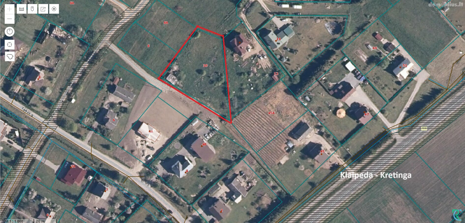 Land for sale Klaipėdos rajono sav., Kretingalėje, Pavasario g.