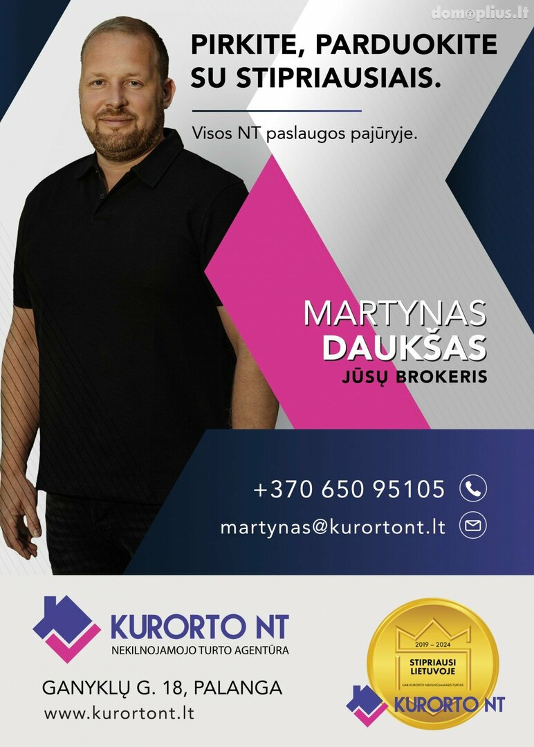 Parduodamas sklypas Palangoje, Didžioji g.