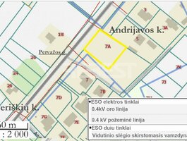 Parduodamas sklypas Šiaulių rajono sav., Andrijavoje