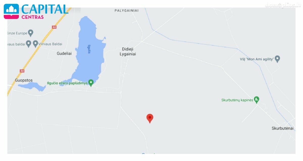 Parduodamas sklypas Vilniaus rajono sav., Didieji Lygainiai