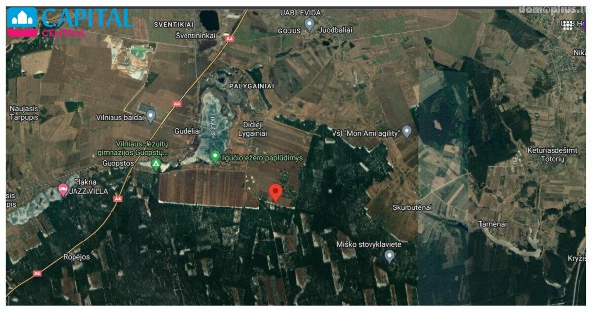 Parduodamas sklypas Vilniaus rajono sav., Didieji Lygainiai