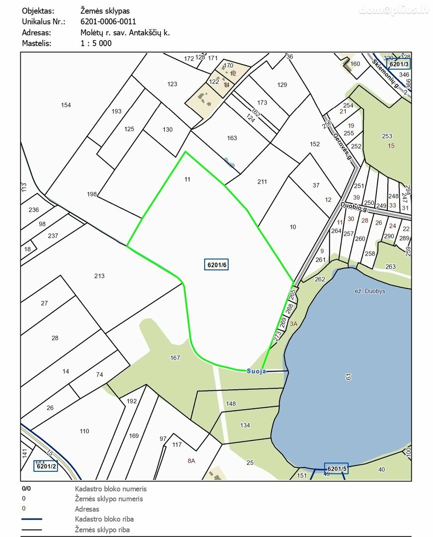 Land for sale Molėtų rajono sav., Antakščiuose