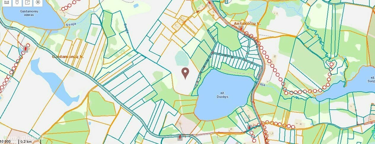 Land for sale Molėtų rajono sav., Antakščiuose