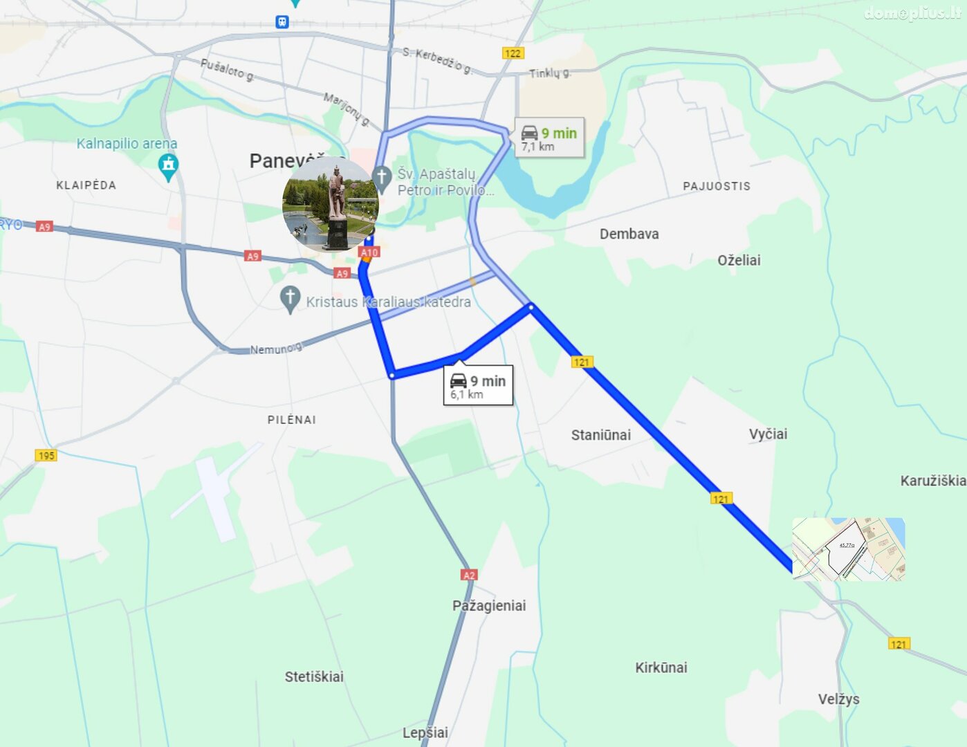 Land for sale Panevėžio rajono sav., Velžyje, Malūno g.