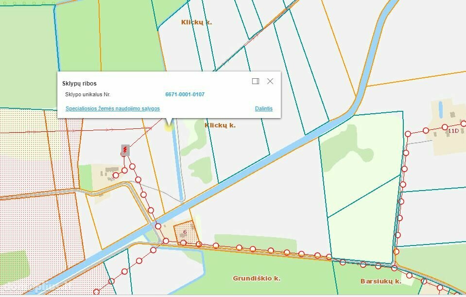 Parduodamas sklypas Panevėžio rajono sav., Klickuose