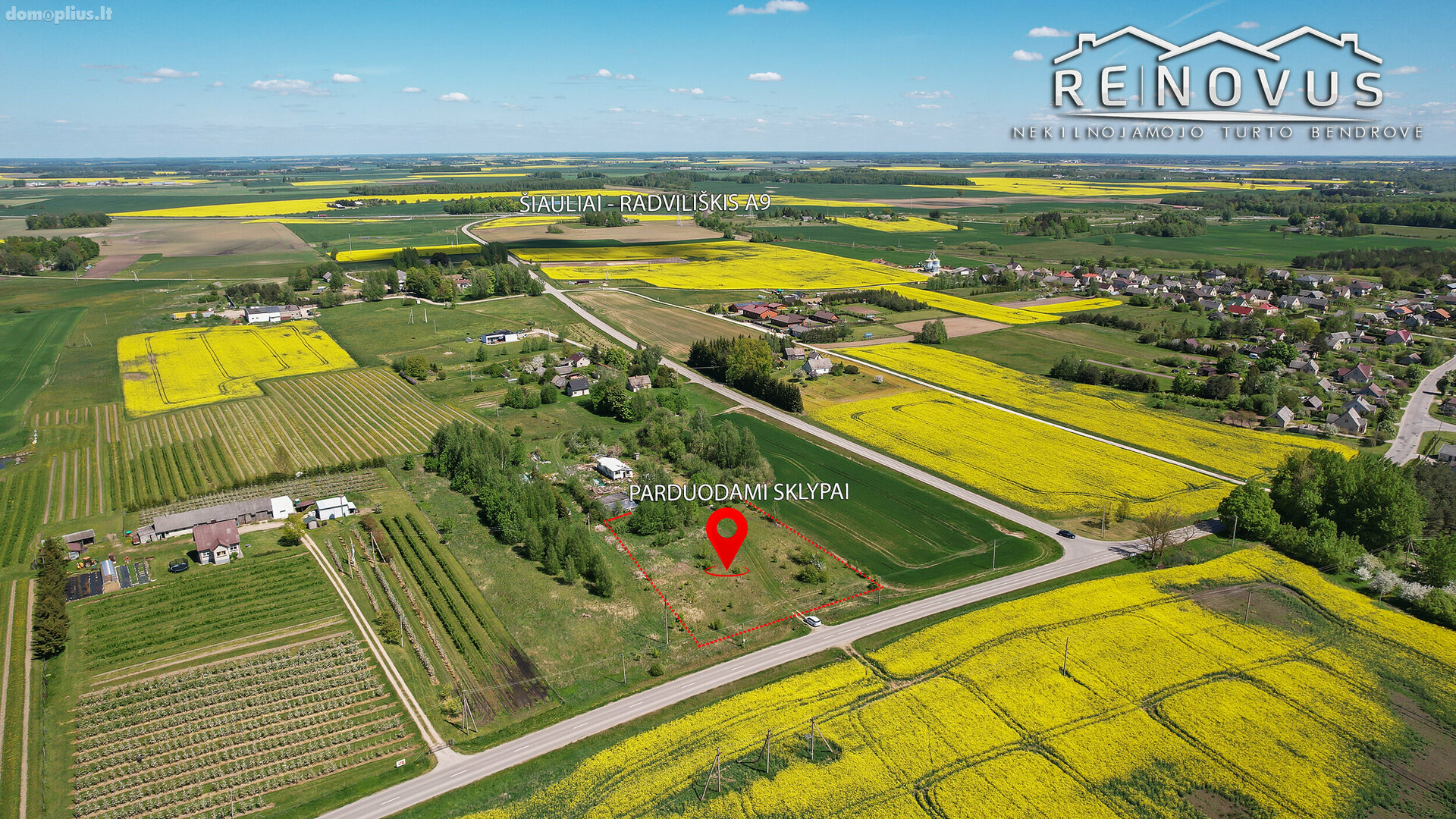 Parduodamas sklypas Radviliškio rajono sav., Kutiškiuose, Alyvų g.